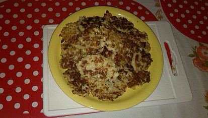 Jemné květákové placky, Květákové placičky