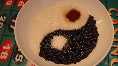 Kaše z černé rýže s kokosovým mlékem