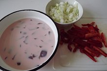 Ledvinky , cibule , paprika