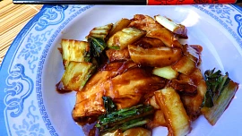 Mořská štika s čínským zelím Pak choi