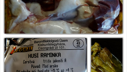 Pečená husí ramínka, Pečená husí ramínka