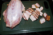 králičí hřbet a valašská slanina
