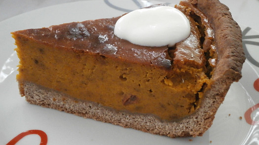 Pumpkin Pie (variace amerického dýňového koláče na Den díkůvzdání)