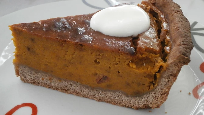 Pumpkin Pie (variace amerického dýňového koláče na Den díkůvzdání)