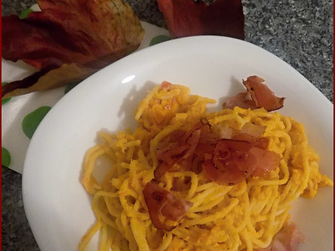 Špagety s dýní a ricottou