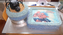 Spiderman-pavoučí dort