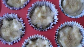 Šťavnaté muffiny, použila jsem papírové košíčky