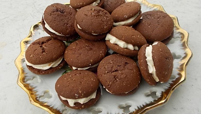Sušenky Baileys s krémovou náplní