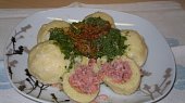 Bramborové koule s uzeným masem, Bramborové koule s uzeným masem