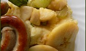 Bramborovo-celerové pyré s jablky a šalvějí
