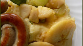 Bramborovo-celerové pyré s jablky a šalvějí