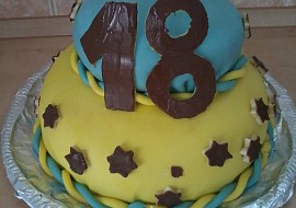 Dvoupatrový dort 18