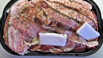 Kadlíkova nutrie v kabátku z uzeného bůčku