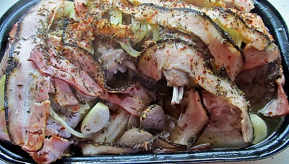Kadlíkova nutrie v kabátku z uzeného bůčku