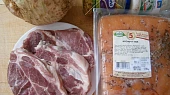 Krkovice s celerem, připravená v papiňáku, Část použitých surovin
