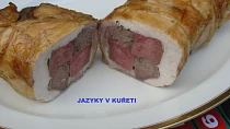 Kuře s jazykem - jazyky v kuřeti