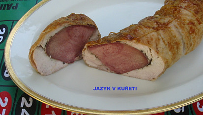 Kuře s jazykem - jazyky v kuřeti