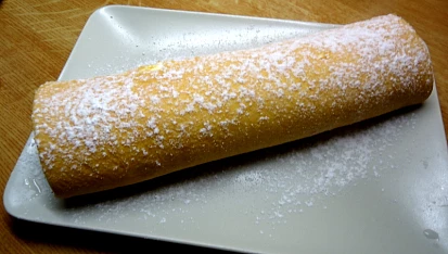 Mandarinková roláda bez mouky