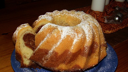 Mramorová bábovka supr a jednoduchá, Mramorová bábovka
