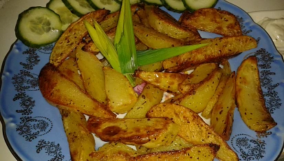 Pečené brambory na rozmarýnu s citronem