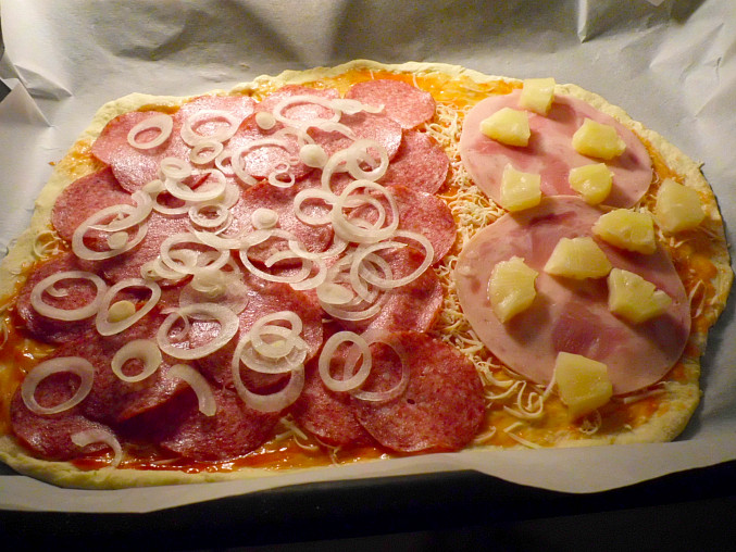 Pizza, před pečením