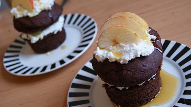 Pohankové muffiny čokoládovo-banánové {Bezlepkové}
