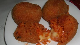 Rýžové krokety (Suppli di riso)