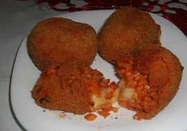 Rýžové krokety (Suppli di riso)