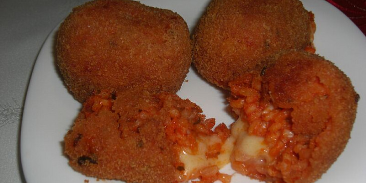 Rýžové krokety (Suppli di riso)