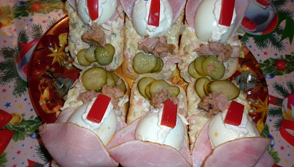 Silvestrovské pohoštění