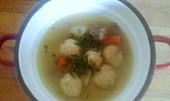 Sváteční polévka z kachny („kaldoun“) paní hajné ze „Šlajfu“