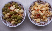 Salát z balkánského sýru (s olivou a bez)