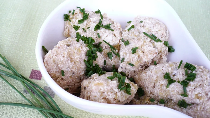 Tofu pomazánka s bramborami