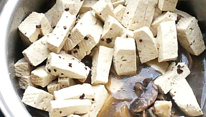 Tofu v žampionové omáčce