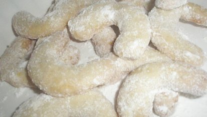 Vanilkové rohlíčky a bábovičky paní Rychnovské
