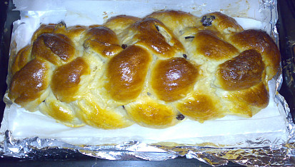 Vánočka II, snad to nebude vadit,že přidávám foto vánočky ze 6-ti pramenů,recept mám jiný...