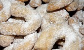 Vánoční cukroví - křehké vanilkové rohlíčky