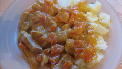 Vepřové maso na máslové dýni a mrkvi (vhodné i pro bezlepkovou dietu)