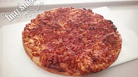 Žitný celozrnný koláč s jablky a skořicí