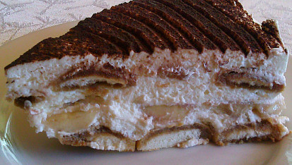 Banánové " tiramisu"