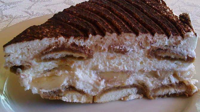Banánové " tiramisu"