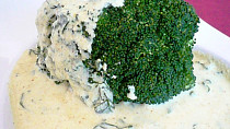 Brokolice s kari omáčkou