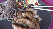 CHOP SUEY (čína z wok pánve) se soba nudlemi