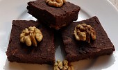 Cuketové brownies s kaštanovou moukou bez lepku, mléka a vajec