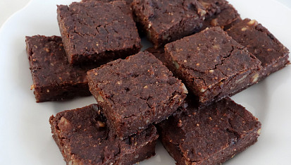 Fazolové brownies bez lepku, mléka a vajec