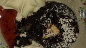 Čokoládový fondant s bílou čokoládou