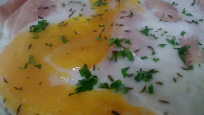 Ham and eggs