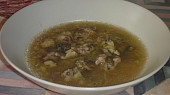 Houbovo - pórková polévka