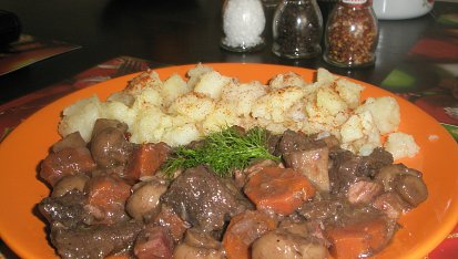 Hovězí po burgundsku  - Boeuf Bourguignonne podle Julii Child