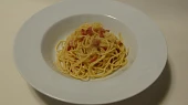 Italské špagety Carbonara